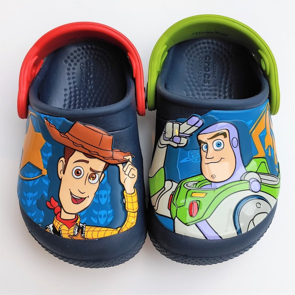 Toy Story Woody & Buzz Lightyear Crocs toddler C 6